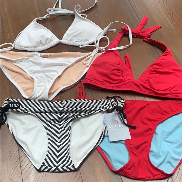 Athleta Other - Athleta bikini bottoms and tops M/L